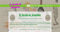 Desktop Screenshot of lejardindejosephine.fr